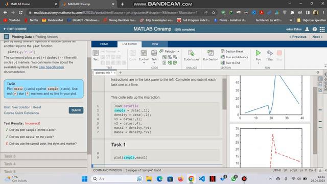 İBRAHİM ERKUŞ Yapay Zeka, Matlab Onramp L9 PART 1: grafik çizimleri смотреть онлайн