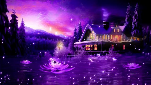 Peaceful Night 💜 Soothing Deep Sleep Music ★ Mystical Calming Music To Help You Sleep