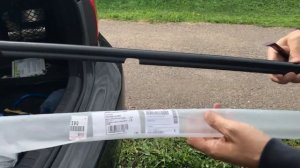 Тойота Королла 150. Молдинг стекла двери задней левой.