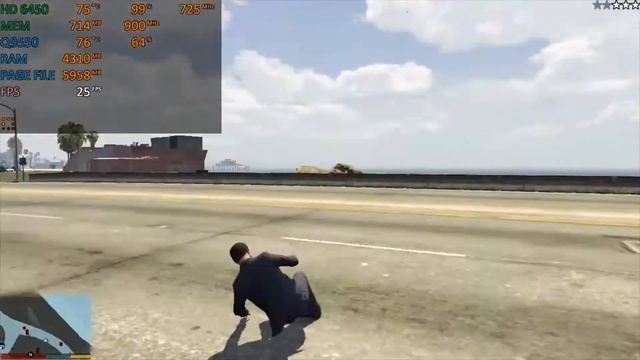 HD 6450 | GTA V / 5 - 720p & 800x600 Low Settings!