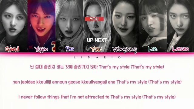 [Karaoke] IVE - 'KITSCH' (You As A Member) Color Coded Lyrics | 7 Members Ver.