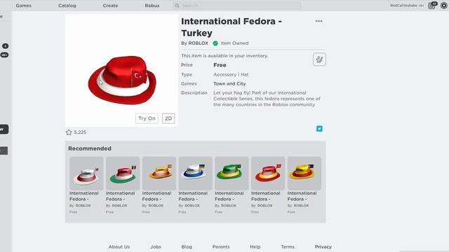 БЕСПЛАТНО! Шляпа РОСИИ и ТУРЦИИ в роблокс | Free items roblox | Бесплатные вещи в роблоксе 2019 смотреть онлайн