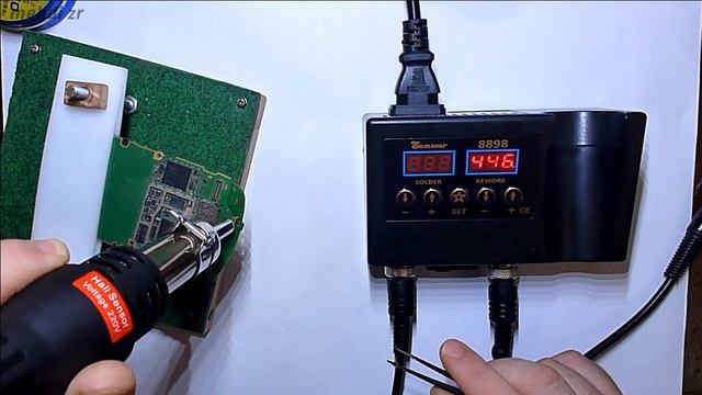 8898 2 in 1 600W Soldering Station Unboxing and Test смотреть онлайн