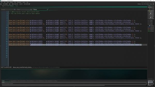 Hotline Miami Remake in GameMaker Studio #5 - Cool 3d text