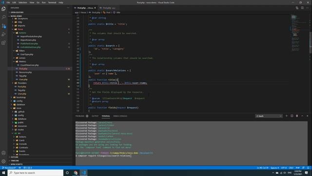 Laravel Nova Search | Search | Laravel Admin Panel смотреть онлайн
