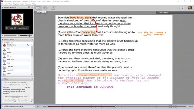 160 Thursdays with Ron GMAT Workshop 1 19 2017 Sentence Correction Parallelism Cont смотреть онлайн