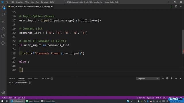 Learn Python in Arabic #123 - Databases - SQLite Create Skills App Part 1 смотреть онлайн