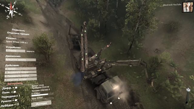 SpinTires - Новое DLC Canyons - Каньон #5 Финал смотреть онлайн