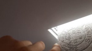 внешний угол на парящем профиле, убираем линзу ( на натяжном потолке ! )