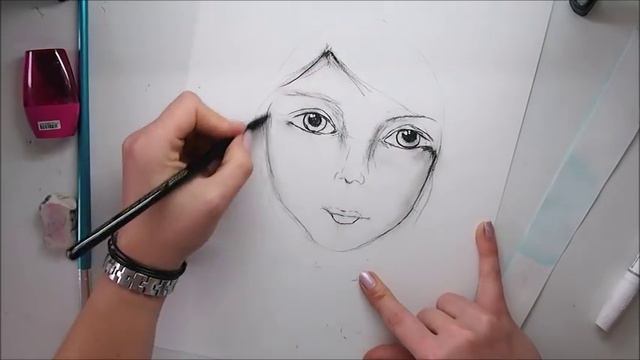 How To Draw A Female Face: Step By Step смотреть онлайн