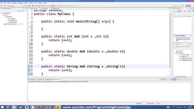 method overloading in java online java tutorial | method overloading in java 20 смотреть онлайн