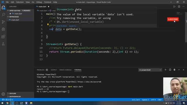 55- Dart Asynchronous programming streams (Arabic) смотреть онлайн