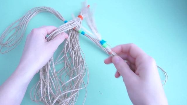 Оберег для дома. Весенняя птица из ниток джута | DIY Thread Bird смотреть онлайн