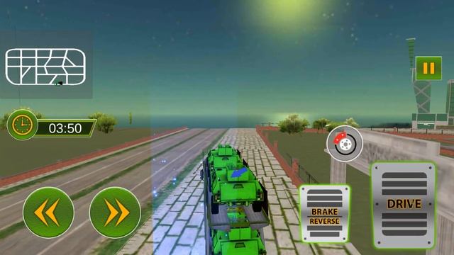 US Army Truck Transport Game Play смотреть онлайн