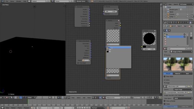 Reflective material (Material Nodes) - BGE Tutorial смотреть онлайн