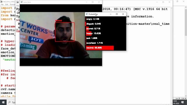 Emotion Recognition system using Python (Machine learning Project) смотреть онлайн