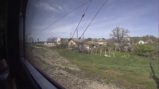 233) "Весна-22". Поездка на электричке ЮППК из Симферополя в Севастополь. "Золотая миля" Крыма. смотреть онлайн