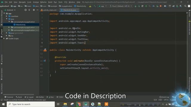 Java Code_4 Seekbar in android tutorial смотреть онлайн