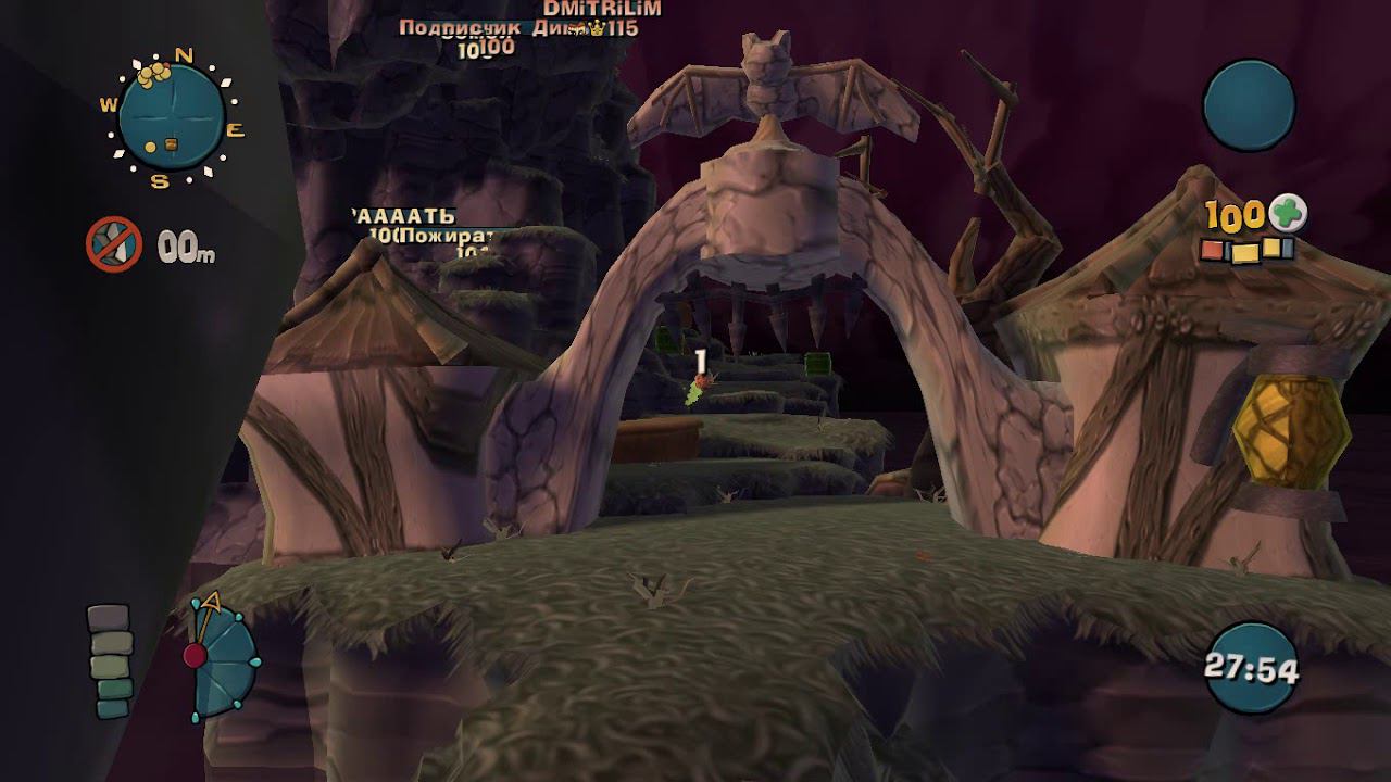 Ужин с DMiTRiLiMOM или как Сожрать всех коммунистов- Worms Ultimate Mayhem смотреть онлайн