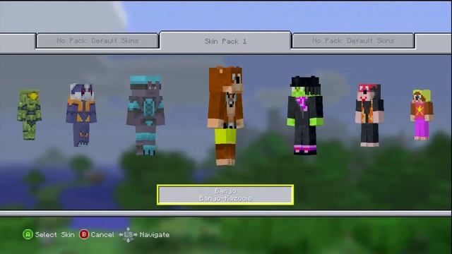 Minecraft Xbox 360 Skin Pack 1 RELEASED!! смотреть онлайн