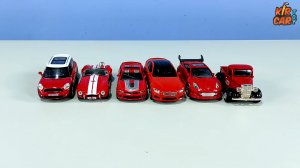 Красные машинки игрушки для детей.