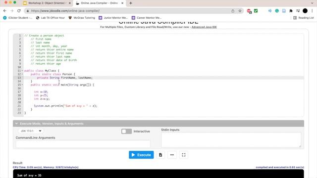 Object Oriented Programming in Java Workshop смотреть онлайн