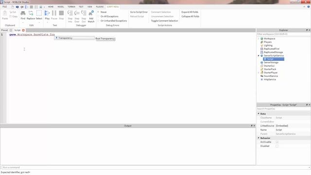 Adding A Script