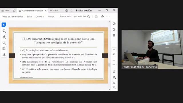 Pensar más allá del concepto, nombrar más allá de la predicación смотреть онлайн