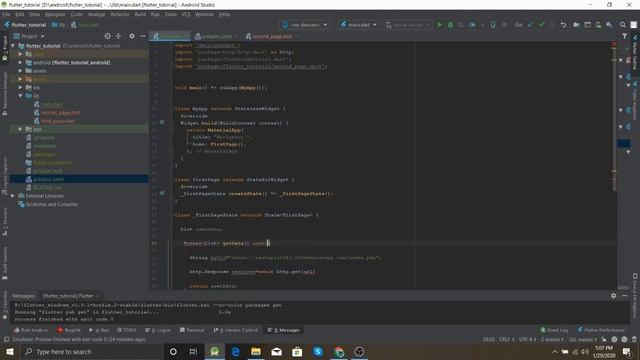 Flutter Tutorial ( Hindi ) - Http Requests | Get Data смотреть онлайн