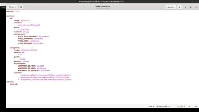Docker Tutorial #26 - Wordpress mit Docker installieren смотреть онлайн