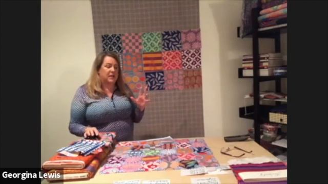 Mediterranean Tile Quilt Sew Along - Part 2 SAL with Georgina Lewis смотреть онлайн