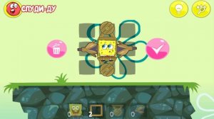 ГУБКА БОБ в игре Плохие Свинки ! Веселая игра   ! SpongeBob in Bad Piggies !