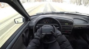ЯНВАРСКАЯ ЕЗДА НА ВАЗ 2114 - ВИД ОТ ПЕРВОГО ЛИЦА!