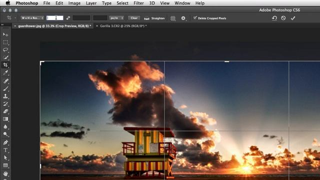 Crop Tool Changes in Photoshop CS6 13.1 смотреть онлайн