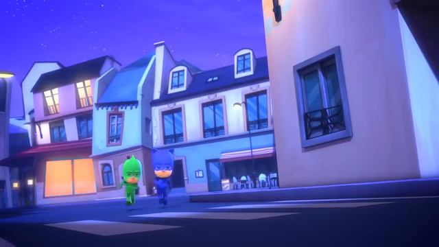 Pj Masks Heroes En Pijamas - Torre De Buses Escolares - Dibujos Animados