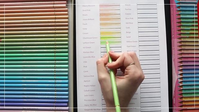 Обзор: цветные карандаши Гольбейн набор 50 пастельных цветов смотреть онлайн