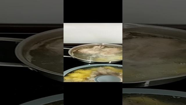 Первое и второе блюдо.