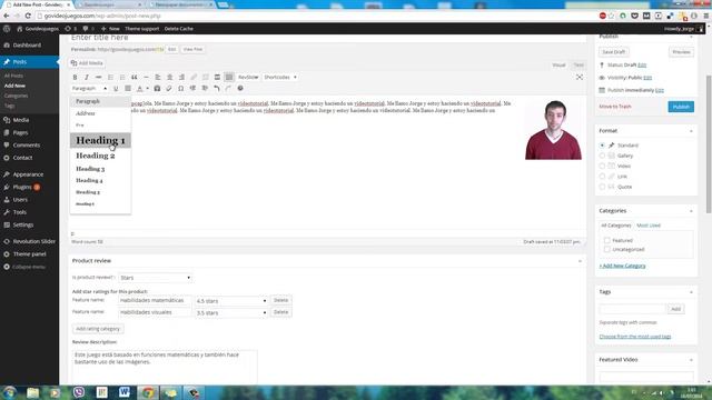 Post, shortcodes y settings en WordPress. Newspaper Theme (tema) de ThemeForest. смотреть онлайн