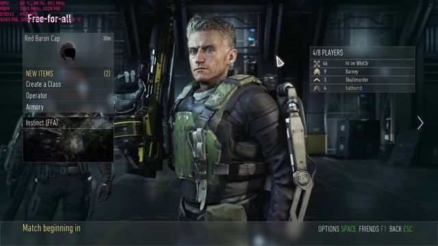 COD AW Online Gameplay Medium Settings 1080p ASUS G750JW NVIDIA GTX 765m LAG ALERT! смотреть онлайн