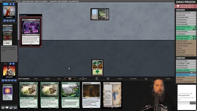Making Blue Players Cry with Carnage Tyrant ? Dino Prison ? MTG Legacy Gameplay смотреть онлайн