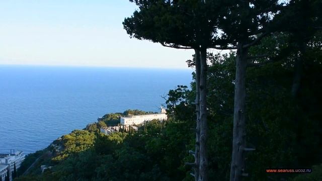 Крым ялтинский курорт Гаспра. Царская Солнечная тропа. Crimea Yalta Gaspra views смотреть онлайн