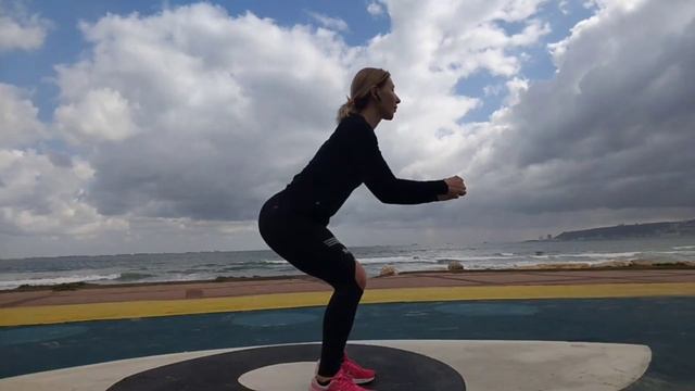 Спортивный Израиль. Тренировка у моря смотреть онлайн