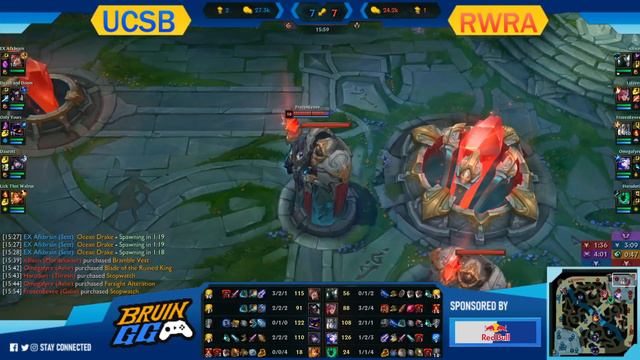 UCSB x UCLA Summer Splash Day 1 - League of Legends Qualifiers (UCSB vs RWRA) смотреть онлайн