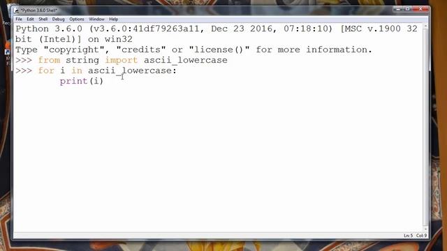 How to Iterate through the Alphabet in Python programming language смотреть онлайн