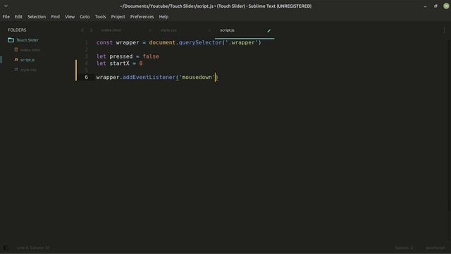 Create Touch Slider From Scrollbar | HTML CSS Javascript смотреть онлайн