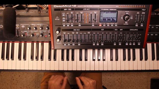 Behringer Deepmind Demonstration: How does it sound? (All Playing, no Talking) смотреть онлайн