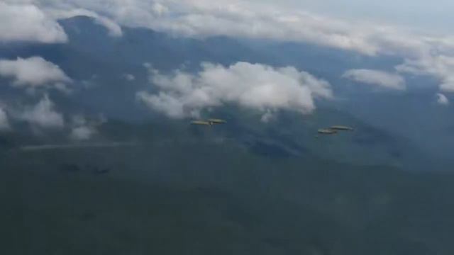 South Korean F-15K Dropping Heavy Mk 84 Bombs Of 2,000 Lb (907 Kg)