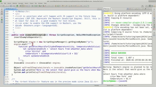 Java 14 - Text Blocks смотреть онлайн