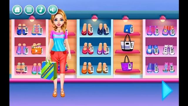 Shopping Mall Rich Girl Dress up - Girl Dress up and Makeover смотреть онлайн