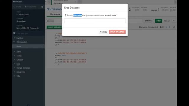 How To Delete Full Database At MongoDB смотреть онлайн
